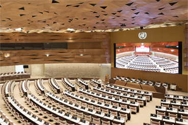 La salle XIX du projet de l'ONU à Genève remporte la InAVation Awards 2020